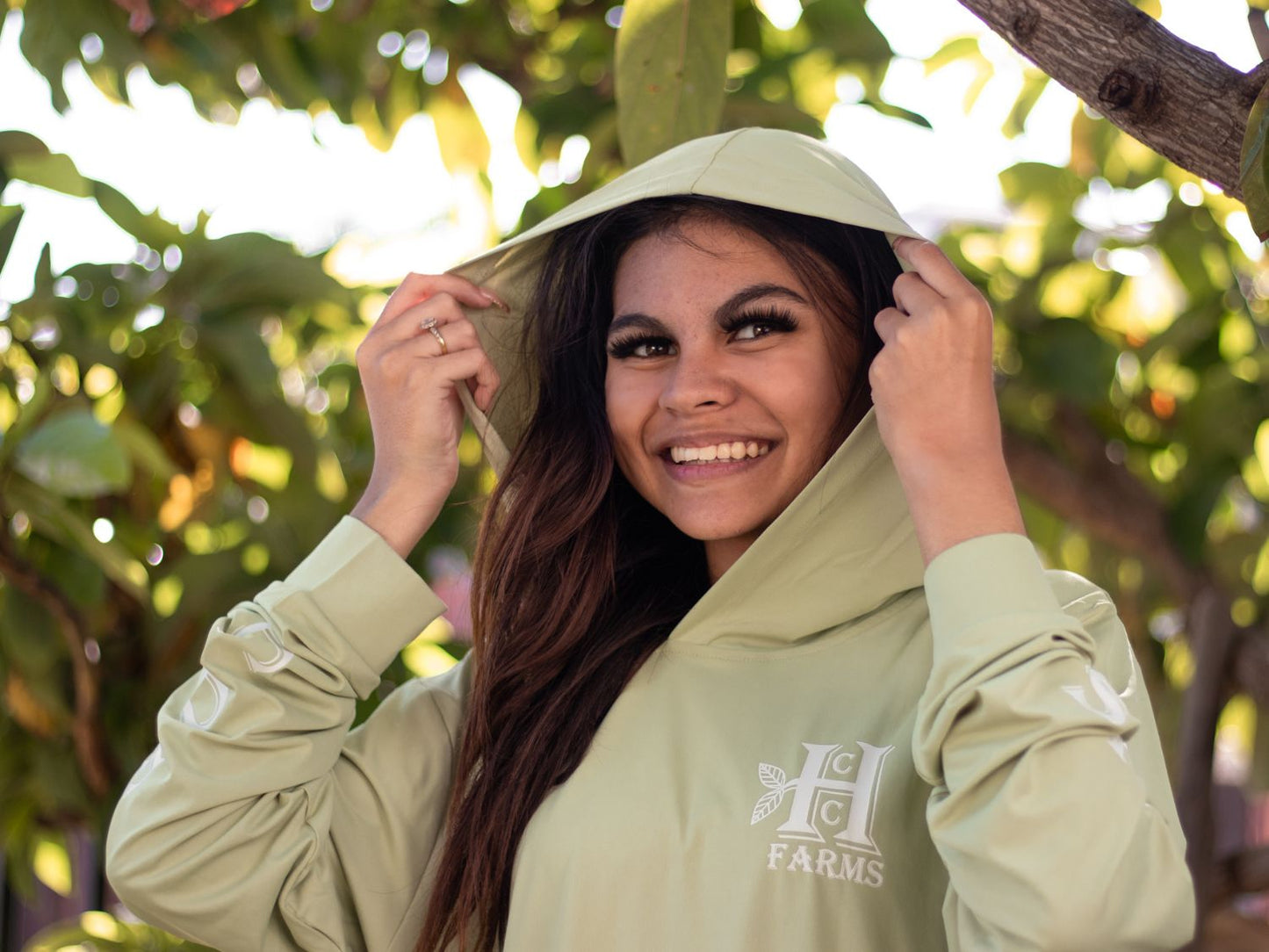 
                  
                    Long Sleeve Farm Shirt with Hood
                  
                