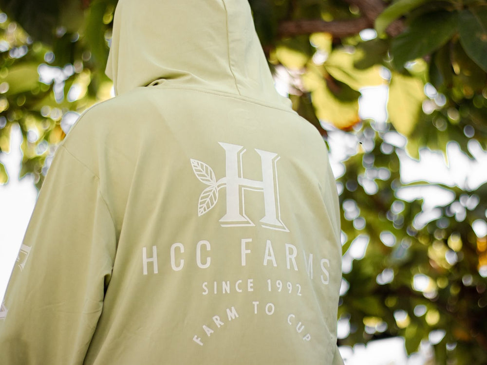 
                  
                    Long Sleeve Farm Shirt with Hood - Back Design
                  
                