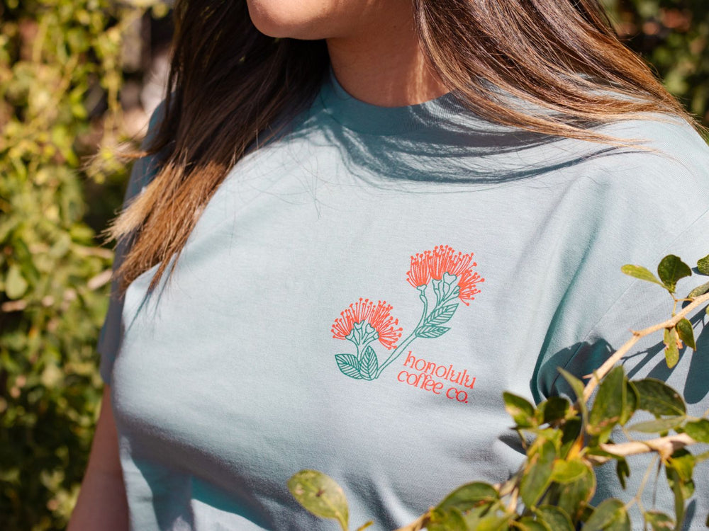 Ohia Lehua Tshirt front design