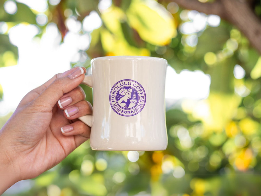 Ube Diner Mug with Honolulu Coffee logo